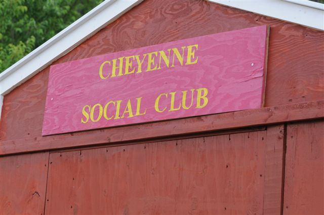 Sign on the Sporting House.