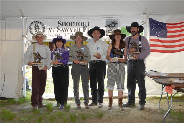 L-R State Champions: Grazer-MA, Birdie Cage-MA, Wild Sage-RI, Brett Cantrell-RI, Appaloosa Amy-CT, Quaker Hill Bill-CT.