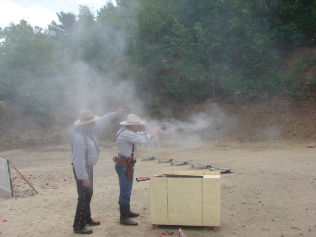 Dead Head shooting Frontier Cartridge Gunfighter.