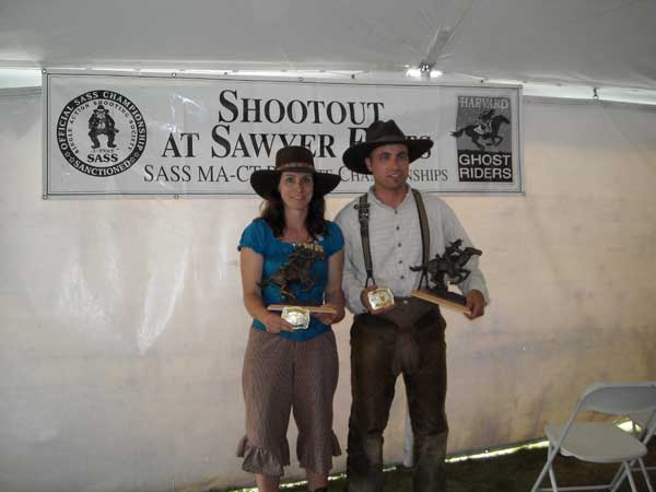 2009 SASS CT State Champions:  Appaloosa Amy and James Samuel Pike