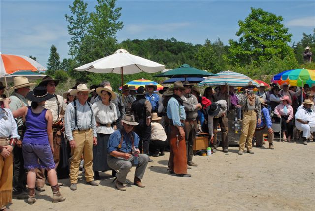 Crowd at the Top Gun Team Shootoff.