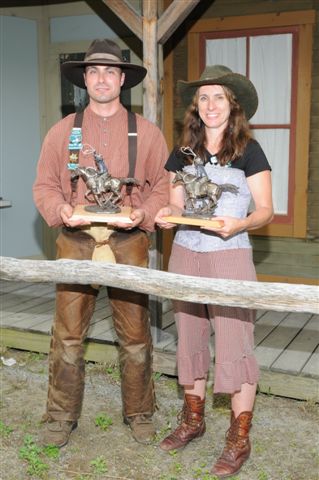 2010 SASS CT State Champions - James Samuel Pike and Appaloosa Amy.