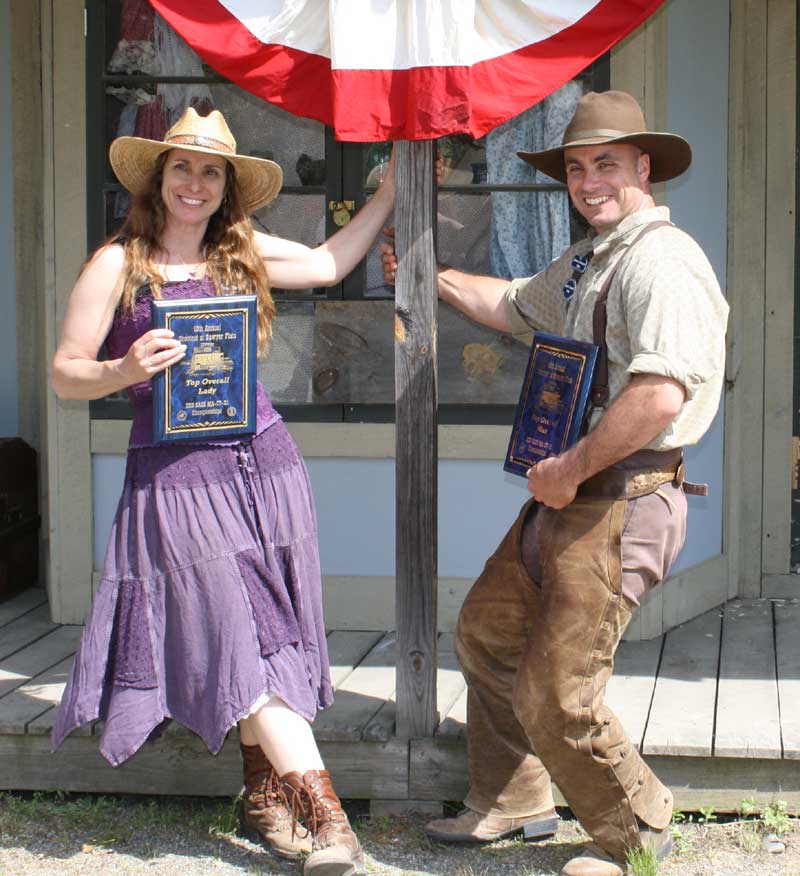 Top Overall Shooters: Appaloosa Amy and James Samuel Pike.